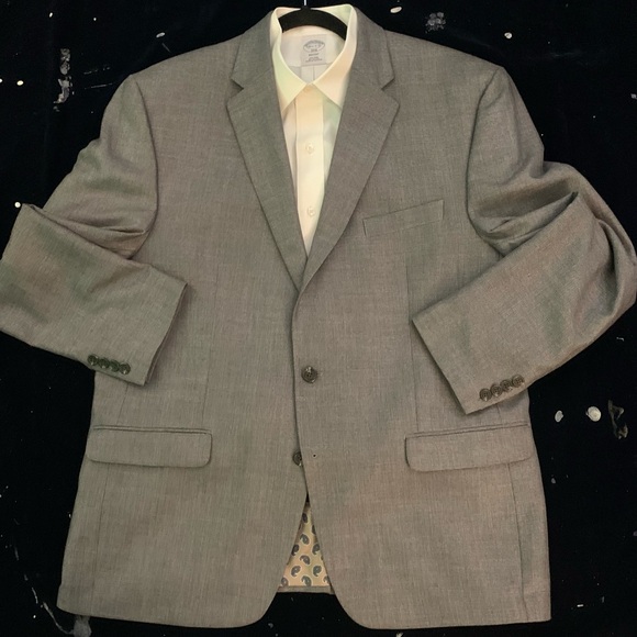 RL CHAPS Polyester Blend Grey 2 Button Sport Jacket - Picture 1 of 5